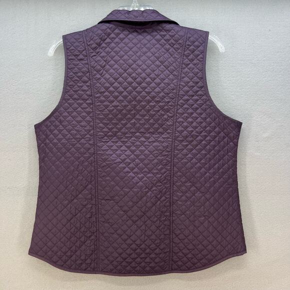 Orvis Vest Women's Size L 14/15 Purple Diamond Quilted Vest Gorpcore Trekking - Picture 5 of 9